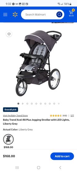 Baby Trend Xcel-R8 Plus Jogging Stroller with bonus infant  car seat $140