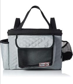 Snoozer Buddy Bike Basket, Grey and Black