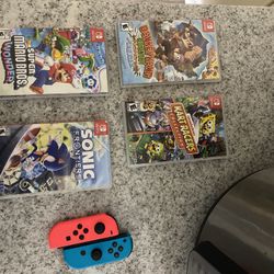 Nintendo Switch Games And Joycons