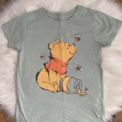 Winnie The Pooh Girl's T-shirt Size 6