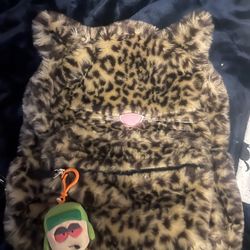 cheetah cat backpack