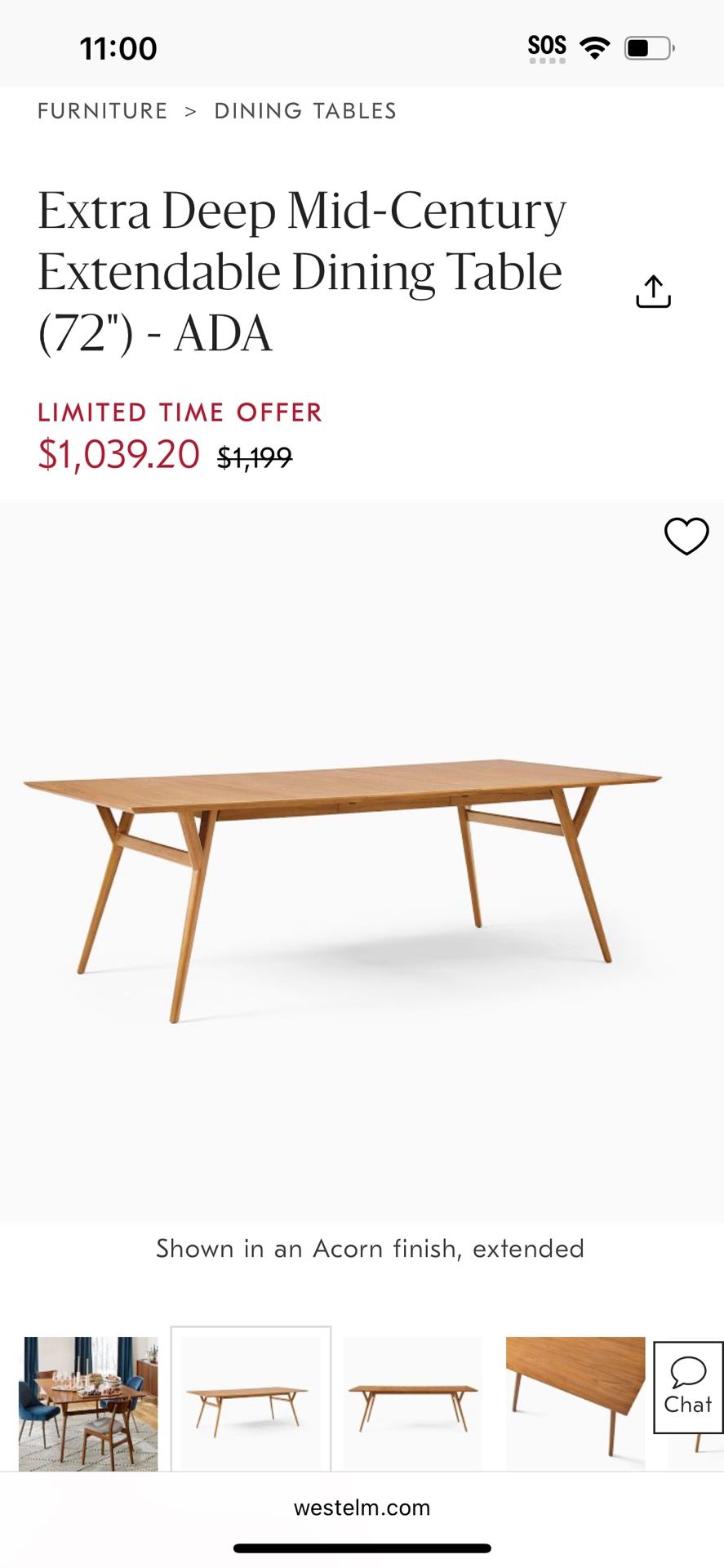 west elm dining table