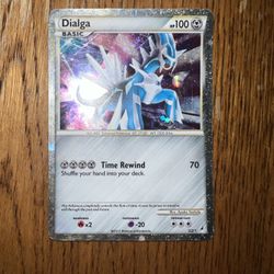 Dialga pokémon card