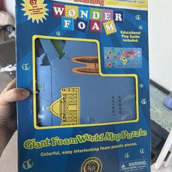 World Map For Kids Foam Made 