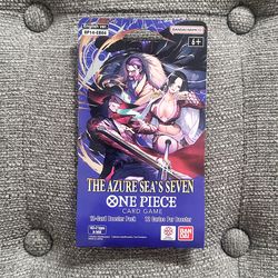 One Piece TCG Azure Sea’s Seven Booster Pack – New Sealed Anime Cards