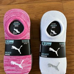 NWT Puma women's no show sneaker socks 16 pairs 