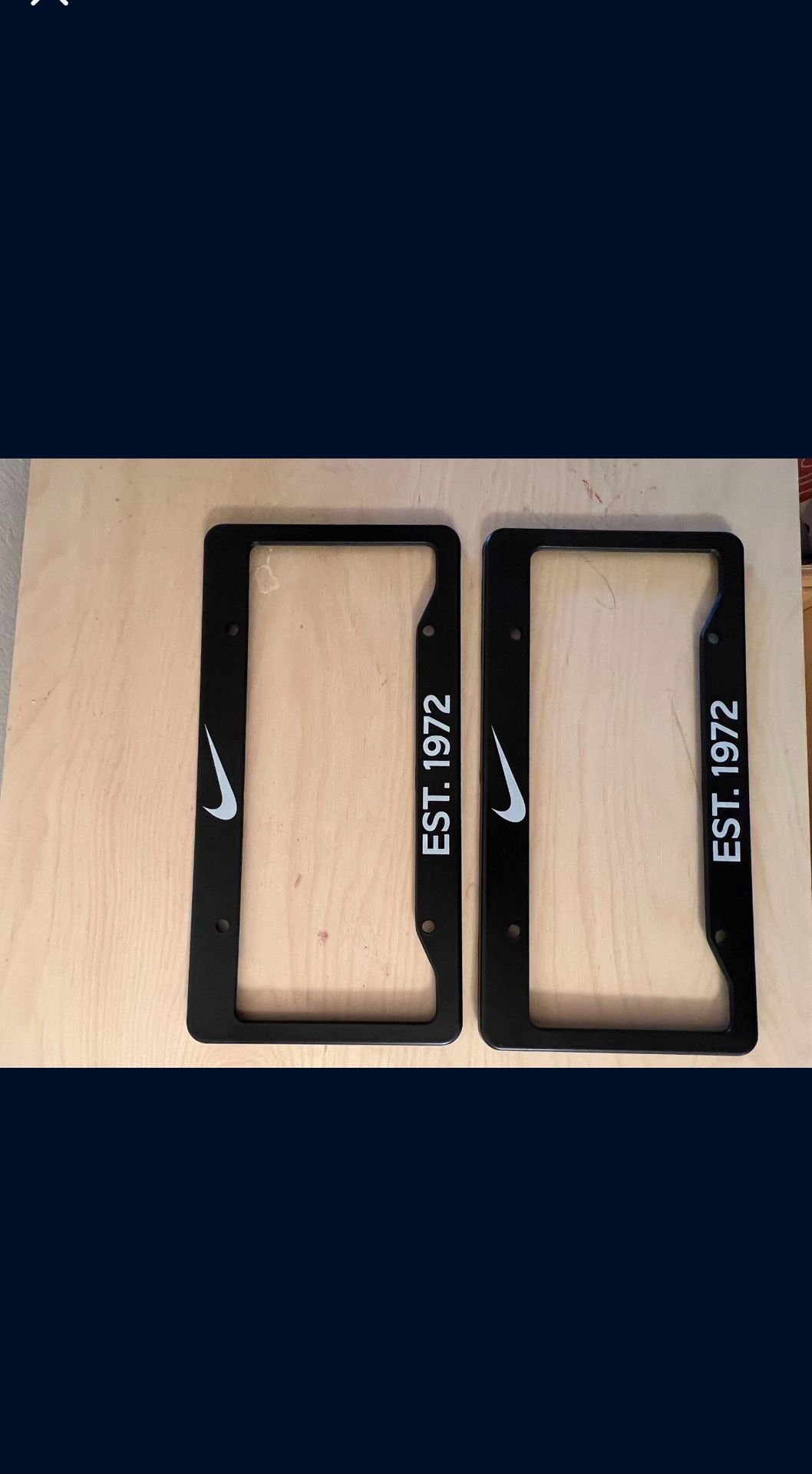 Nike license Plate Frames