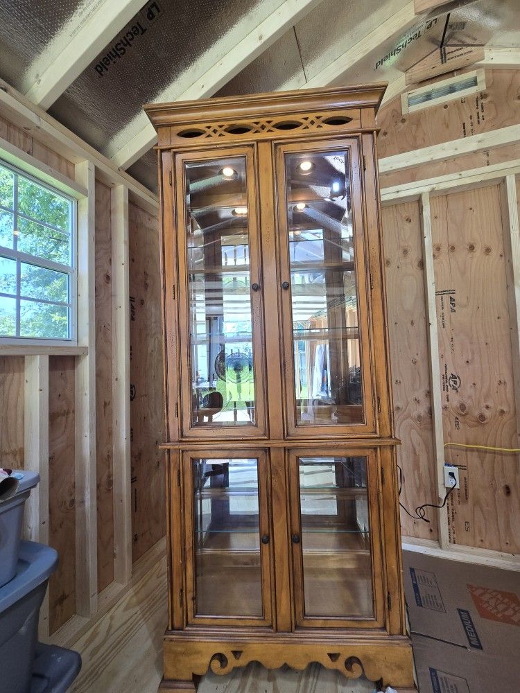 Wooden China Cabinet