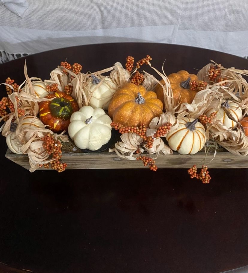 Pumpkin Basket Decoration 