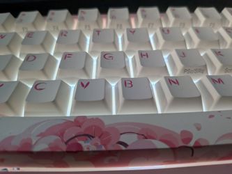 Sakura Pink Mechanical Keyboard