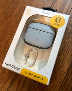 Apple Airpods Pro 3 Case With Carbiner Light Blue