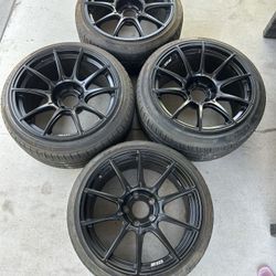 SSR GTX01 Rims 18x9.5+40 18x10.5+22 350z 370z G35 G37 wheel fitment