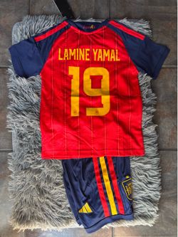 España lamine Yamal kids soccer Jersey