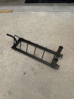 WEIGHT STORAGE RACK W/ BAR  $80  