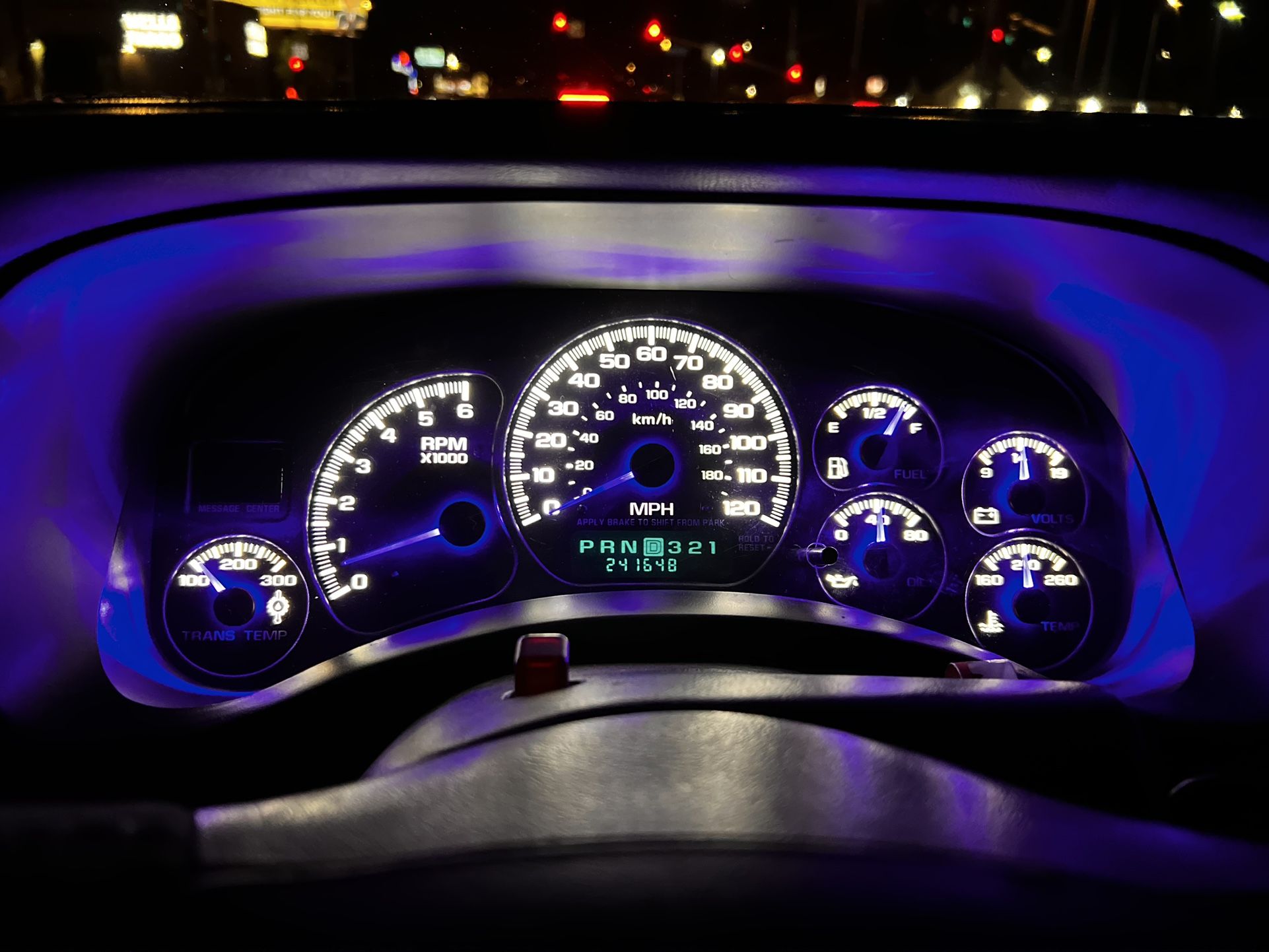 99-02 Chevy, GMC, Cadi Cluster