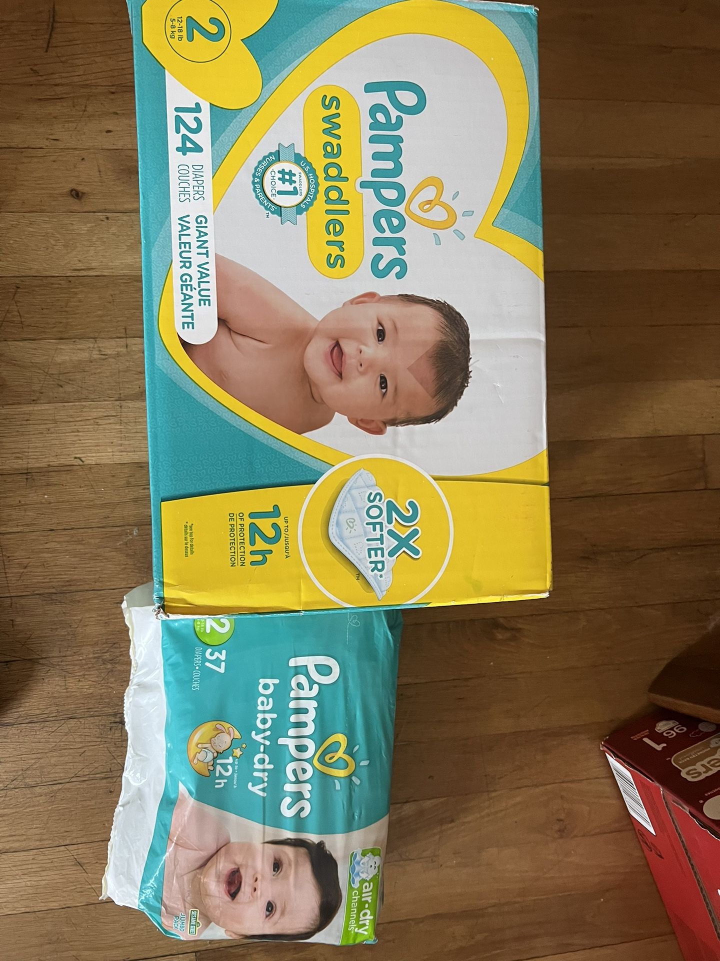 150+ Unopened Size 2 Pampers