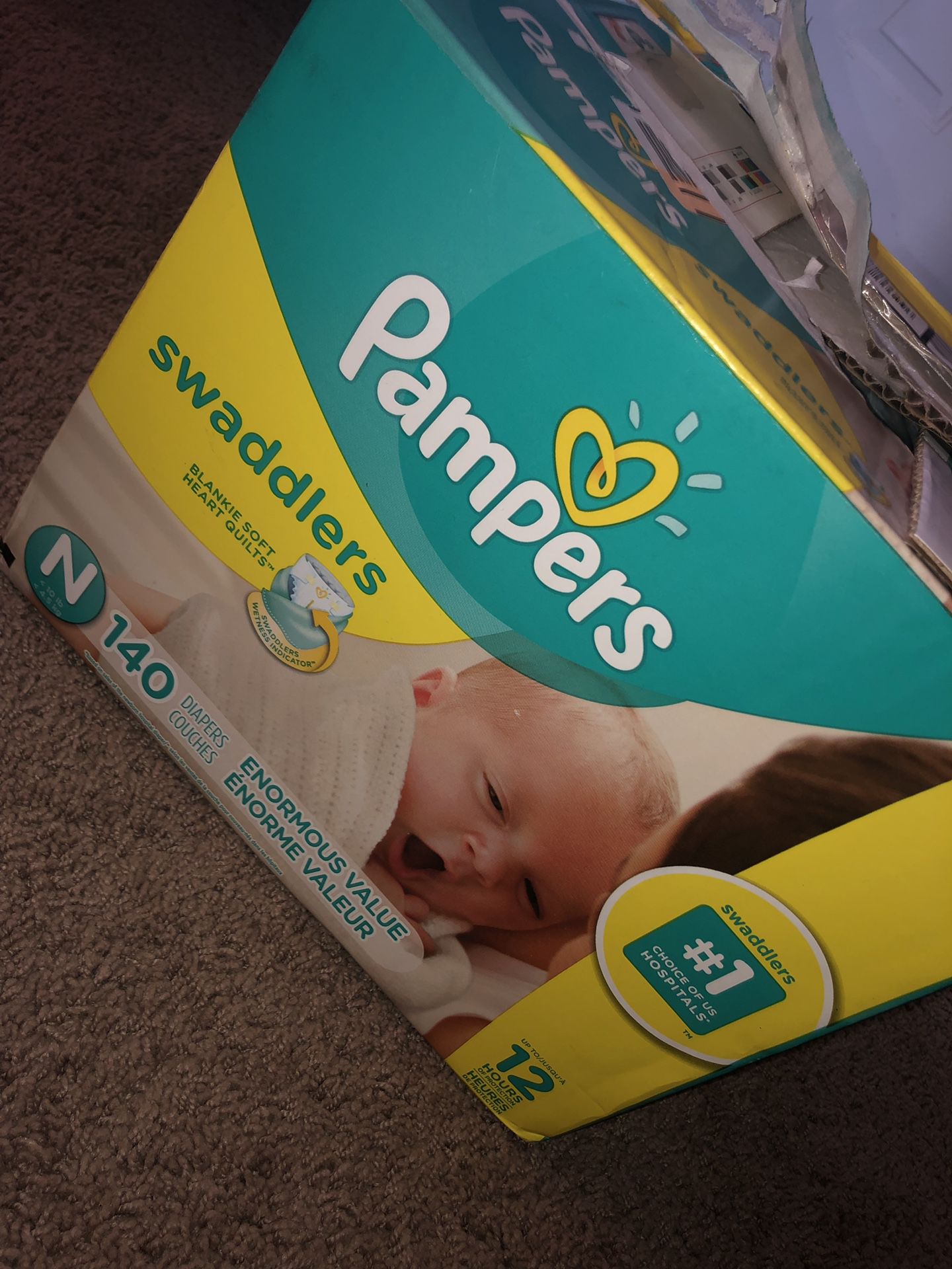 Baby Pampers diapers
