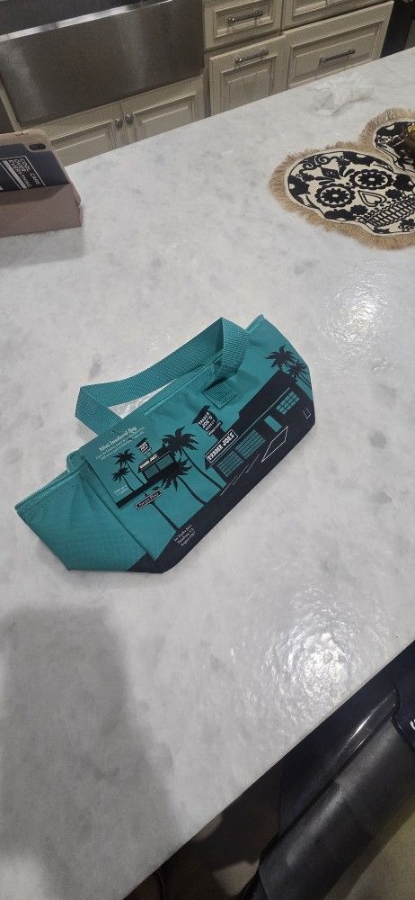 Trader Joe's Mini Insulated Bag Teal $10