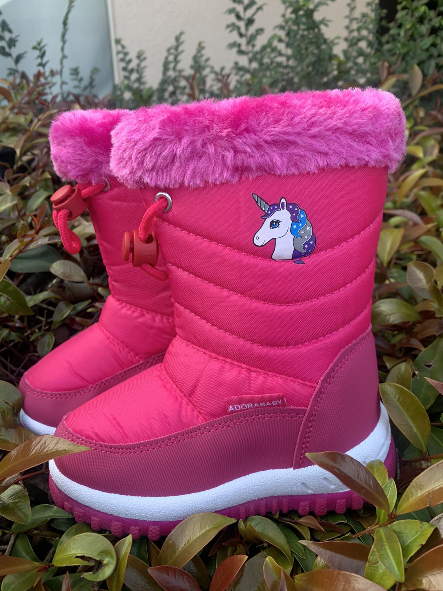 Snow boots for toddlers little girls sizes 6c, 7c, 8c