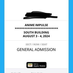 Anime impulse Phoenix Tickets X3