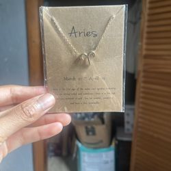 Aries Horoscope Necklace 