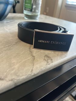 Armani Exchange Men’s Black Belt Size 32