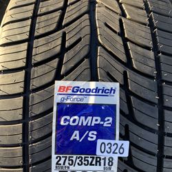 BFGoodrich Comp-2 A/S 275/35ZR18 g-Force
