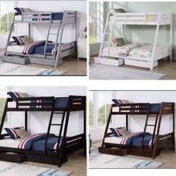 Bunk Bed Full And Twin Not Including Mattress 