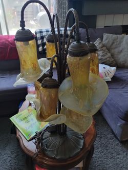 Vintage Tulip Lamp