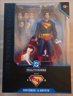 McFarlane Toys, Superman & Krypto Deluxe Theatrical Edition Action Figure