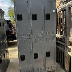 Steel Lockers - ULINE 3x2 Door Storage
