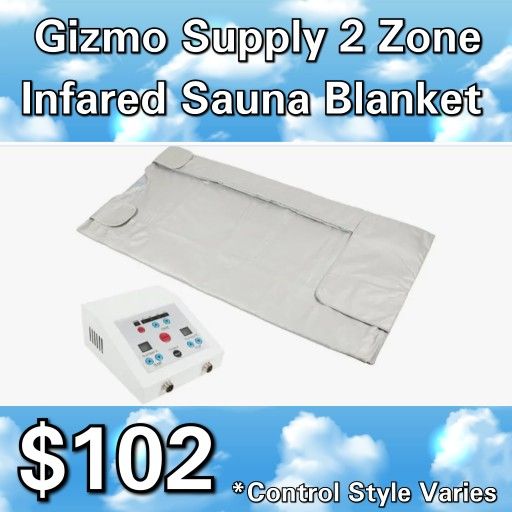 NEW Gizmo Supply 2 Zone Infared Sauna Blanket njft for Sale in