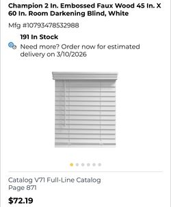 2” Faux Blinds