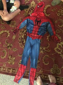 Spider man costume.