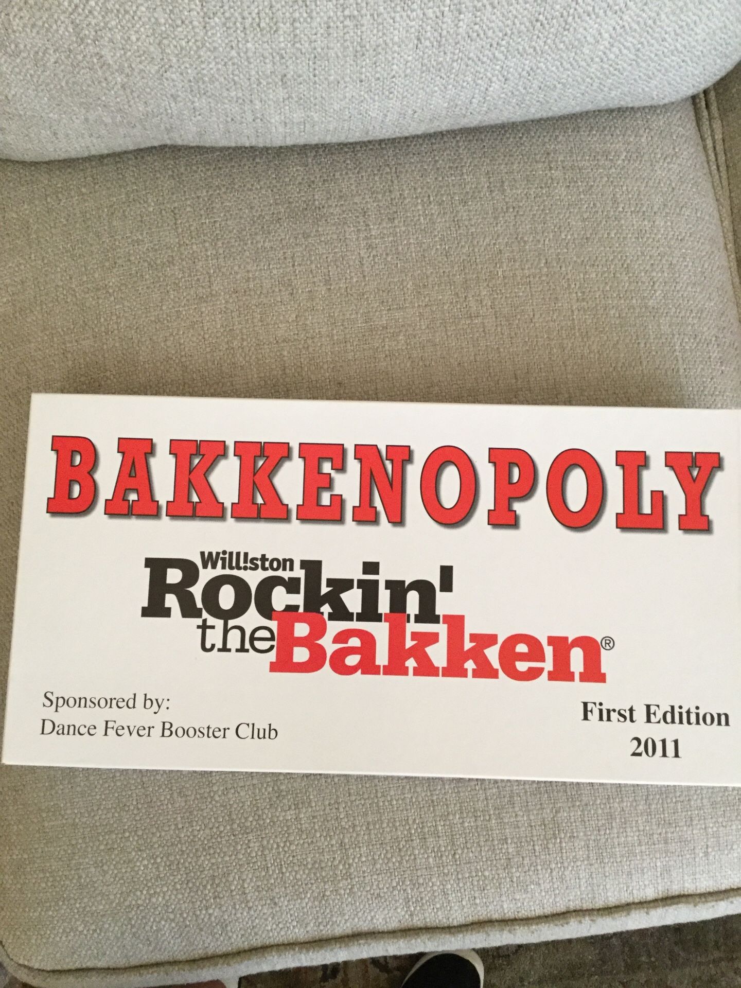 Bakkenopoly monopoly game first edition