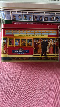 Ghirardelli chocolate Tin (empty)