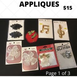 8 New Appliques