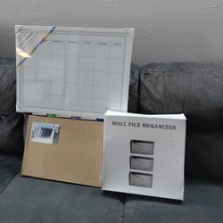 Office Organizers & Magnetic Dry Erase Board