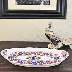 Ornate Vintage Charger, Gural Turkish 14"