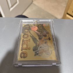 Kobe Bryant 1996-97 NBA Hoops Rookie Card RC #3 of 30 Gold Foil SP PHP