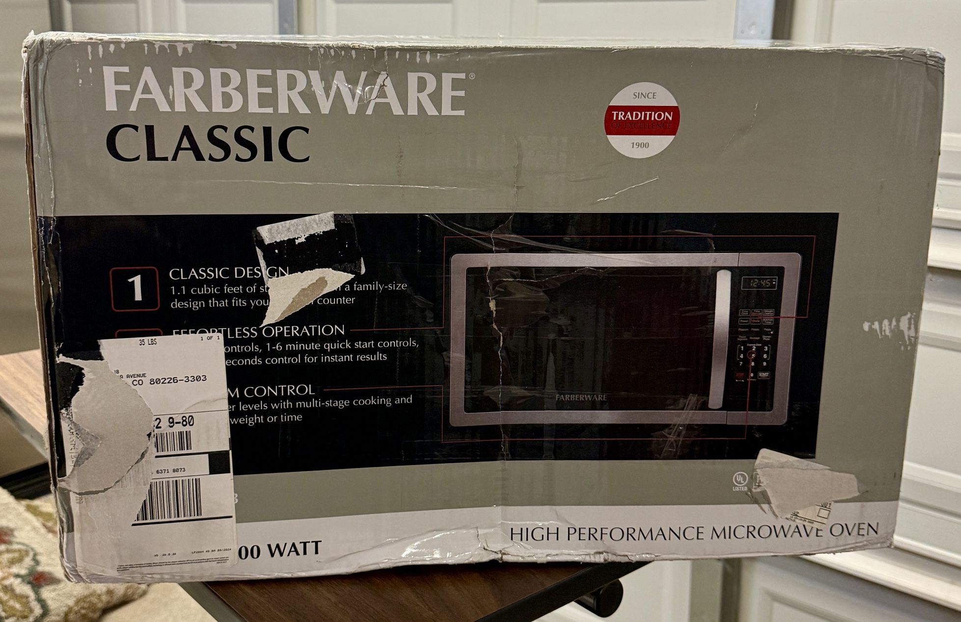 1000 Watt Countertop Microwave NEW IN BOX