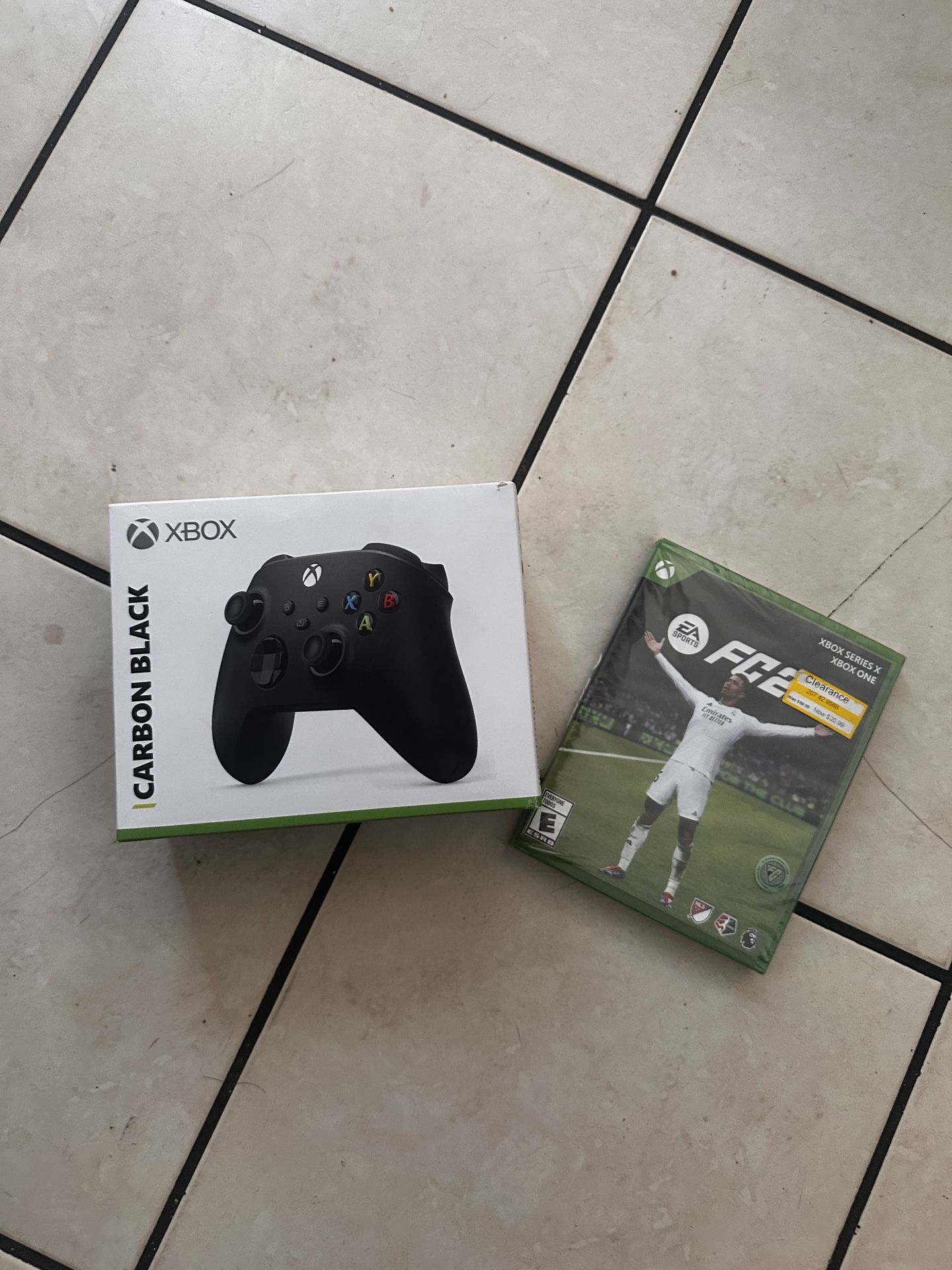 Brand New Xbox Controller With Game