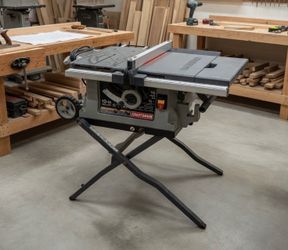 Craftsman 10-inch Portable Foldable Wheeled Jobsite Table Saw! Works great! Retails $199.99+