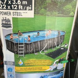 Best way 22ft X 12ft X 48in Pool