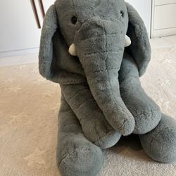 Large Plush Elephant – Nursery or Playroom Décor