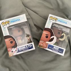 Moana & Maui Funko Pops