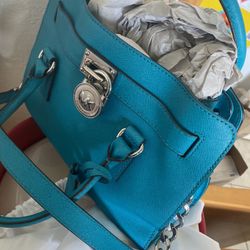 Blue MK Purse