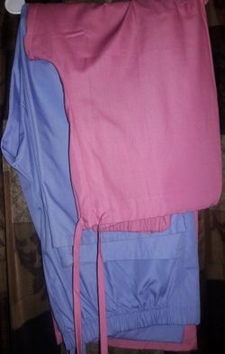2 scrub pants