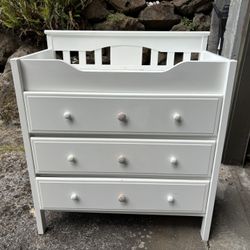 White Changing Table
