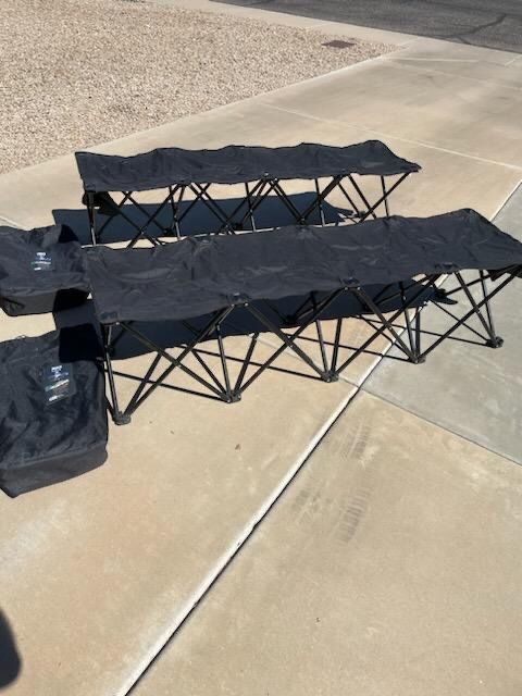 2- Dick's Sporting Goods Sidelines Folding Bench
